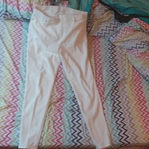 White jeggings